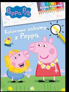 Okładka książki Świnka Peppa. Dodaj kolorów! Kolorowe zabawy...