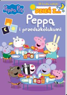 Świnka Peppa. Dzień z.. Peppą i przedszkolakami. Autor:   Praca zbiorowa. Multiszop.pl Okładka książki Świnka Peppa. Dzień z.. Peppą i przedszkolakami