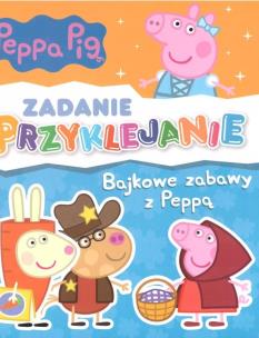 Okładka książki Świnka Peppa. Zadanie przyklejanie. Bajkowe zabawy