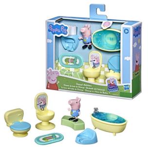 Świnka Peppa zestaw pokój z akcesoriami łazienka. Wydawca: Pro Kids. Multiszop.pl Opakowanie Świnka Peppa zestaw pokój z akcesoriami łazienka