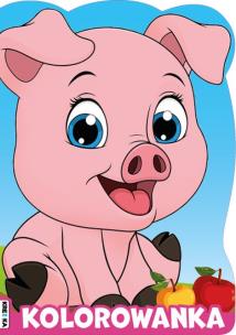 Okładka książki Świnka. Zwierzątka z wykrojnikiem