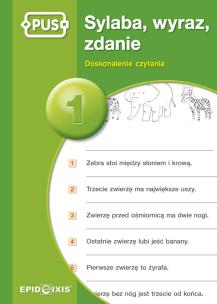 Sylaba, wyraz, zdanie cz.1. Autor:   Praca zbiorowa. Multiszop.pl Okładka książki Sylaba, wyraz, zdanie cz.1