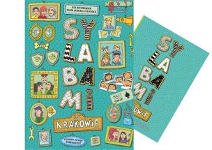 Sylabami po Krakowie w.2023. Autor: Agata Dębicka-Cieszyńska, Ola Artymowska. Multiszop.pl Okładka książki Sylabami po Krakowie w.2023