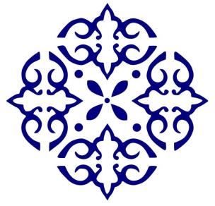 Opakowanie Szablon ornament 20x30cm