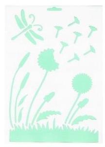 Opakowanie Szablon Silhouette Mniszek lekarski