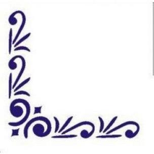 Opakowanie Szablon zmywalny narożny 12x15cm