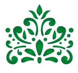 Opakowanie Szablon zmywalny ornament 12x15cm