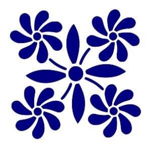 Opakowanie Szablon zmywalny ornament 20x30cm