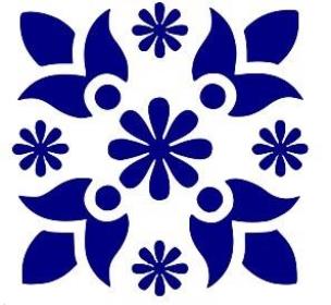 Opakowanie Szablon zmywalny ornament 20x30cm