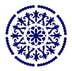 Opakowanie Szablon zmywalny ornament A4 20x30cm