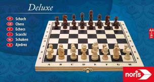 Szachy deluxe NORIS. Wydawca: SIMBA. Multiszop.pl Opakowanie Szachy deluxe NORIS
