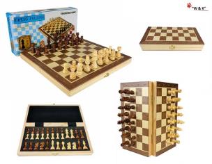 Opakowanie Szachy drewniane magnetyczne premium 29,5*29,5cm