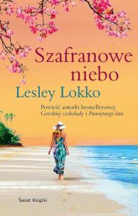 Szafranowe niebo. Autor: Lokko Lesley. Multiszop.pl Okładka książki Szafranowe niebo