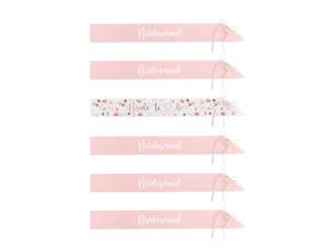 Szarfy Bride to be i Bridesmaid 76cm 6szt. Wydawca: PartyDeco. Multiszop.pl Opakowanie Szarfy Bride to be i Bridesmaid 76cm 6szt