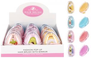 Szczotka do włosów 9cm 1szt.mix. Wydawca: Mega Creative. Multiszop.pl Opakowanie Szczotka do włosów 9cm 1szt.mix