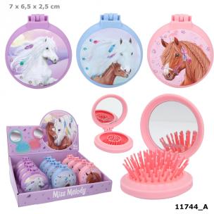 Szczotka składana Miss Melody mix wzorów 11744A. Wydawca: DEPESCHE. Multiszop.pl Opakowanie Szczotka składana Miss Melody mix wzorów 11744A