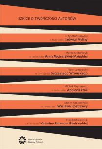 Okładka książki Szkice o twórczości autorów T.3