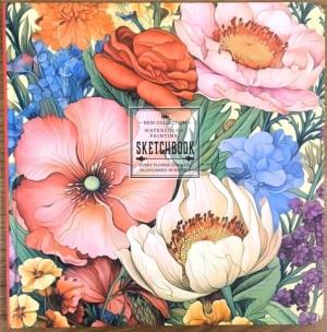 Opakowanie Szkicownik 200x200 24K gładki Kwiaty