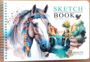 Opakowanie Szkicownik A5/60K gładki Koń