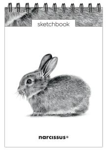 Opakowanie Szkicownik A5/60K na spirali - Królik