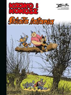 Okładka książki Szkoła latania. Kajko i Kokosz wyd. 2024 Wydanie urodzinowe