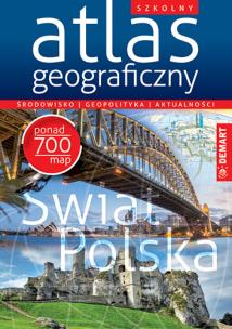 Szkolny atlas geograficzny. Autor: Opracowanie zbiorowe. Multiszop.pl Okładka książki Szkolny atlas geograficzny