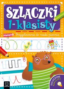 Szlaczki 1-klasisty. Przygotowanie do nauki pisania. Autor: Bator Agnieszka. Multiszop.pl Okładka książki Szlaczki 1-klasisty. Przygotowanie do nauki pisania