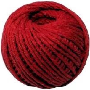 Opakowanie Sznurek bawełniany czerwony 1,5mmx50m