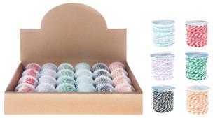 Sznurek dekoracyjny 10m MIX. Wydawca: Craft With Fun. Multiszop.pl Opakowanie Sznurek dekoracyjny 10m MIX