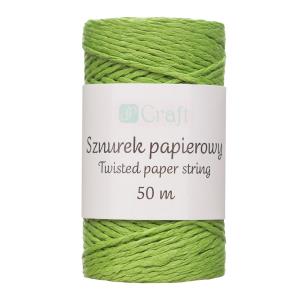 Opakowanie Sznurek papierowy skręcany zielony 50m