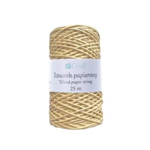 Sznurek papierowy z drucikiem 25m kraft. Wydawca: Dalprint. Multiszop.pl Opakowanie Sznurek papierowy z drucikiem 25m kraft