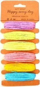 Opakowanie Sznurki papierowe pastelowe 6 kolorów