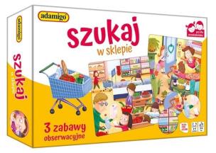 Szukaj w sklepie - zestaw edukacyjny. Wydawca: Adamigo. Multiszop.pl Opakowanie Szukaj w sklepie - zestaw edukacyjny