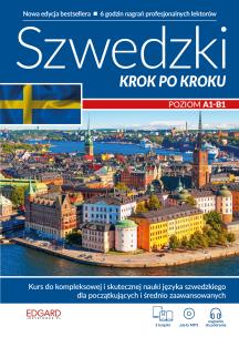 Okładka książki Szwedzki. Krok po kroku Poziom A1-B1