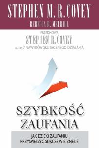 Szybkość zaufania. Autor: Stephen M. R. Covey. Multiszop.pl Okładka książki Szybkość zaufania