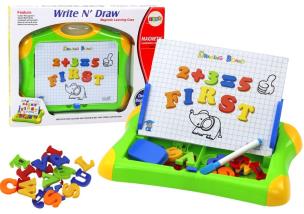 Opakowanie Tablica edu magnetyczna literki i cuferki