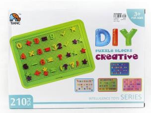 Opakowanie Tablica z dziurkami + cyferki