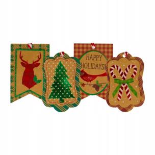 Opakowanie Tagi prezentowe Kraft 8 szt.