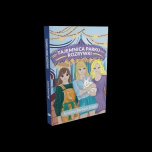 Tajemnica parku rozrywki. Autor: Engel Justyna Barbara. Multiszop.pl Okładka książki Tajemnica parku rozrywki