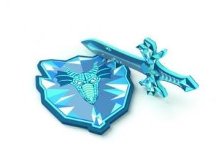 Opakowanie Tarcza rycerska lodowa 41cm