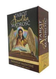 Tarot Anielska mądrość. Autor: Radleigh Valentine. Multiszop.pl Okładka książki Tarot Anielska mądrość