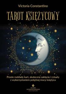 Tarot księżycowy. Autor: Victoria Constantino. Multiszop.pl Okładka książki Tarot księżycowy