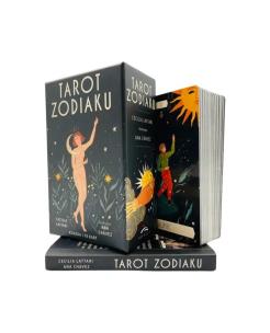 Tarot zodiaku. Autor: Ana Chavez, Cecilia Lattari. Multiszop.pl Okładka książki Tarot zodiaku