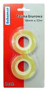 Opakowanie Taśma biurowa 18mmx33m (2szt)