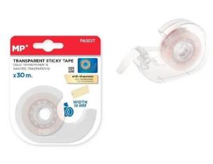 Opakowanie Taśma biurowa przezroczysta 19mmx30m z podajnikiem