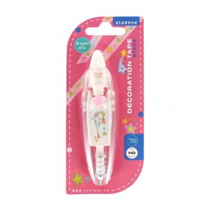 Taśma dekoracyjna Gwiazdki 6mm x 4m. Wydawca: Starpak. Multiszop.pl Opakowanie Taśma dekoracyjna Gwiazdki 6mm x 4m