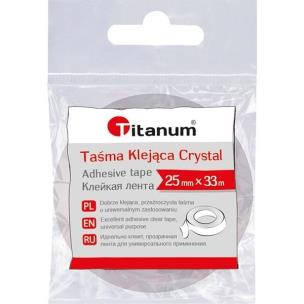 Opakowanie Taśma klejąca Crystal 25mm33m