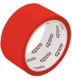Opakowanie Taśma kolorowa 48mmx50m czerwona GRAND