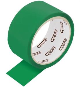 Opakowanie Taśma kolorowa 48x50 m zielona (6szt) GRAND