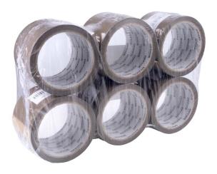 Opakowanie Taśma pakowa brązowa 72mm x 60y (6szt)